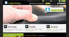 Desktop Screenshot of comatrans.es